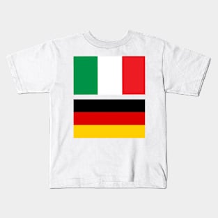 Italy and Germany Flag Kids T-Shirt